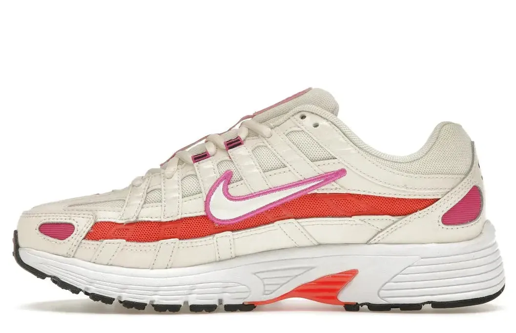 Shock - absorbing feature evening running gear Nike P-6000 Essential Pale Ivory Team Orange (Women's)