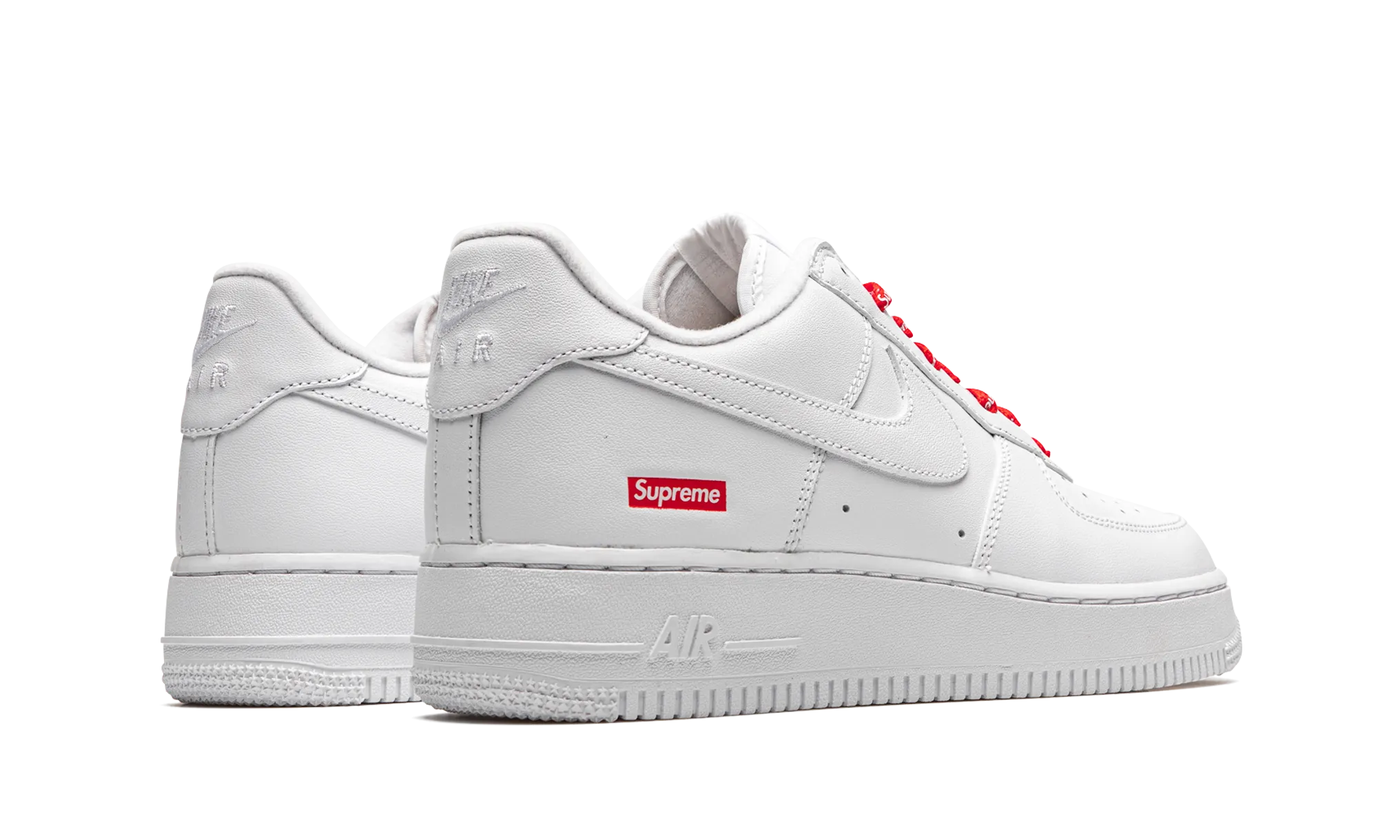 Open Feel Relax time Nike X Supreme AF1 Low "Box Logo" White