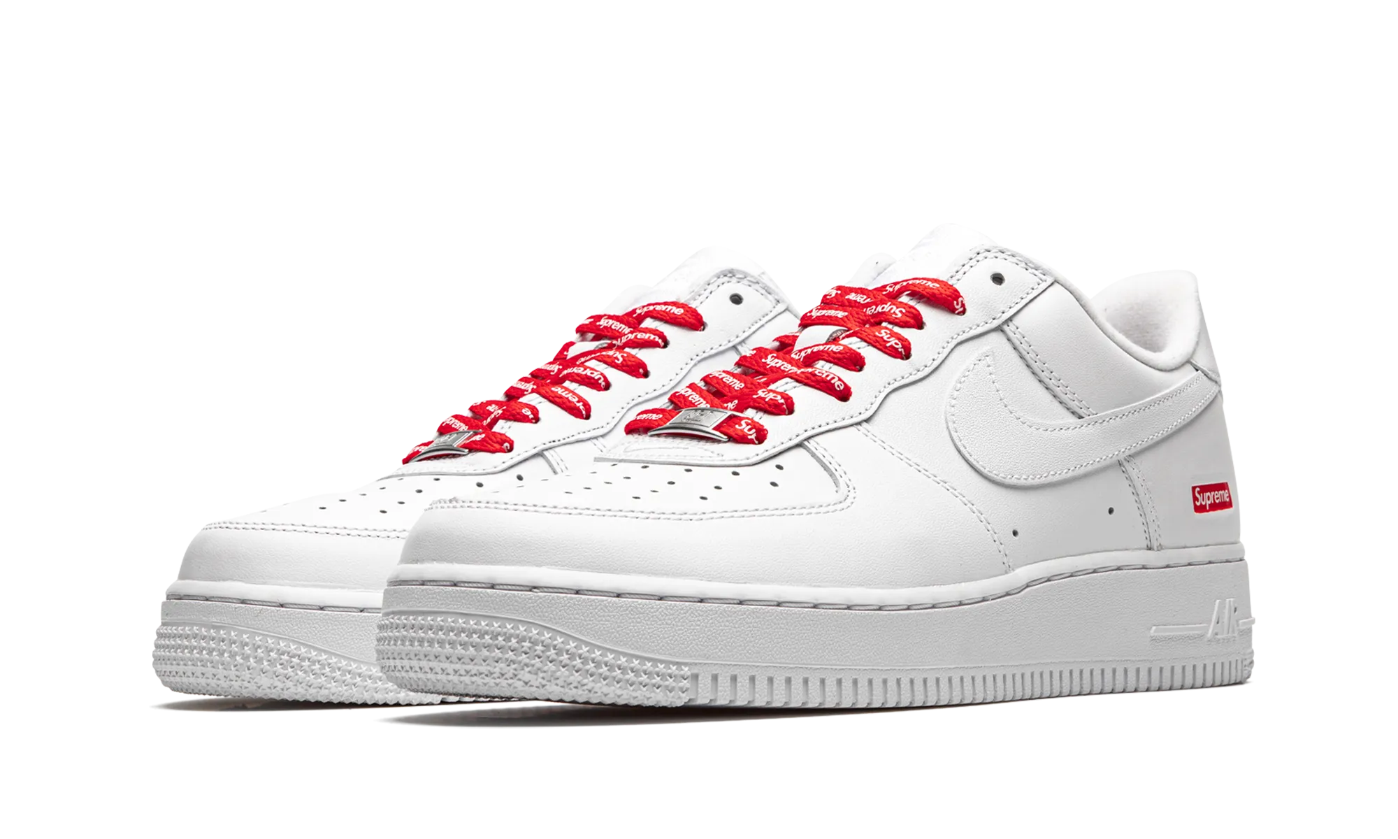 Nike X Supreme AF1 Low "Box Logo" White Relaxed Design