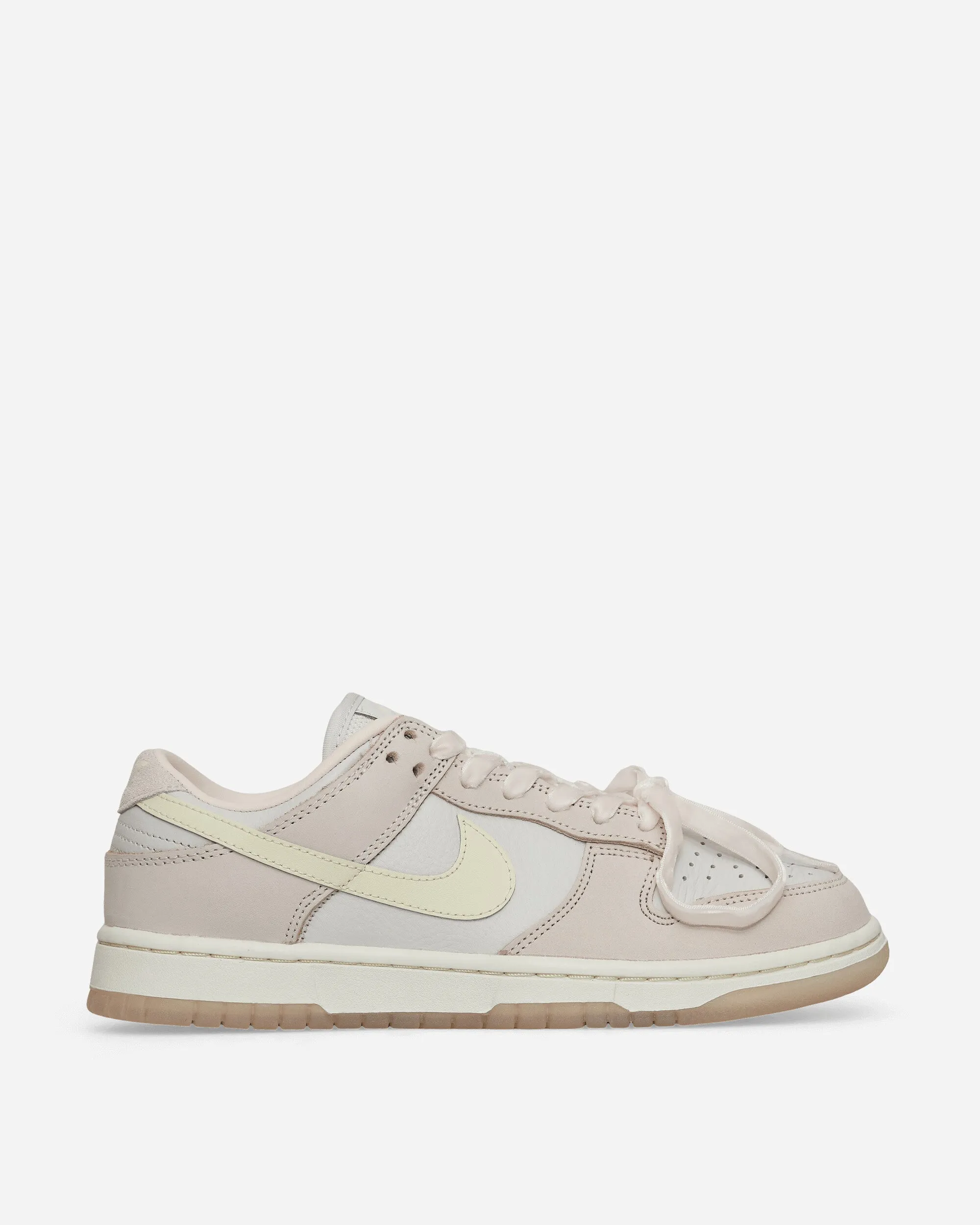 Women's Dunk Low Premium Sneakers Light Soft Pink / Platinum Tint Leg Slim Street Mood