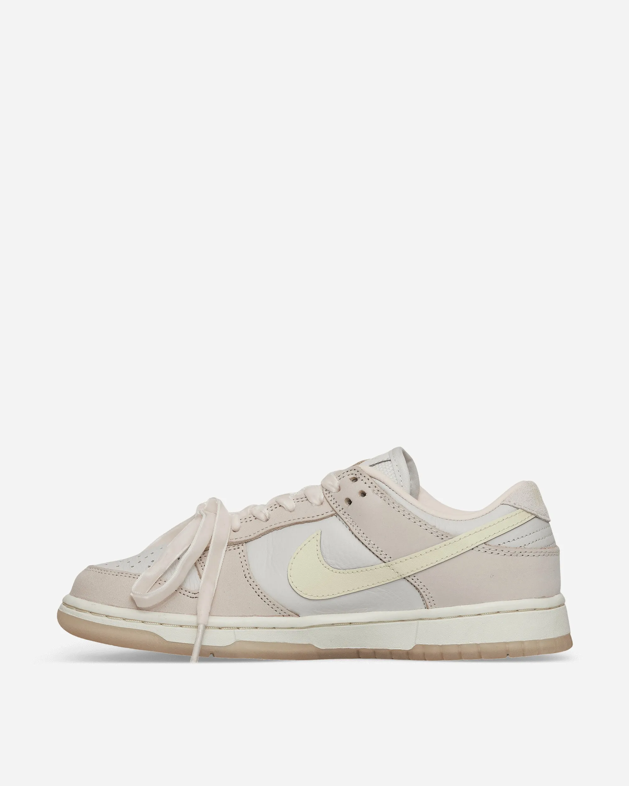 Abrasion resistant Arch support Women's Dunk Low Premium Sneakers Light Soft Pink / Platinum Tint