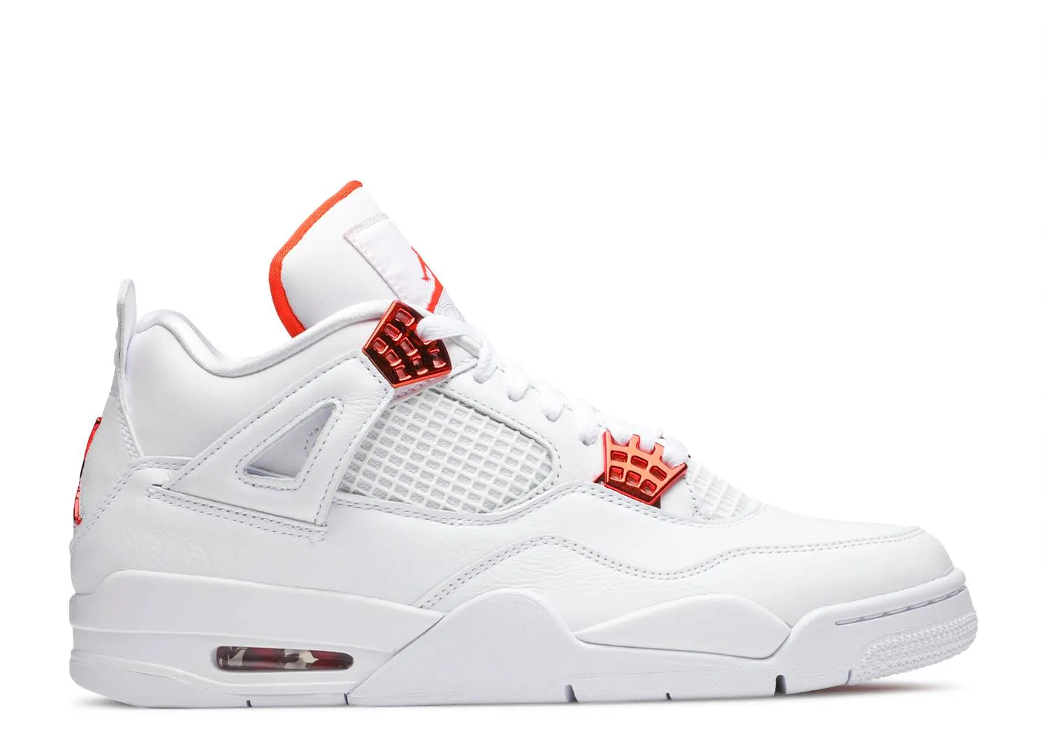 Air Jordan 4 Retro Metallic Orange Field Step Comfortable Midsole