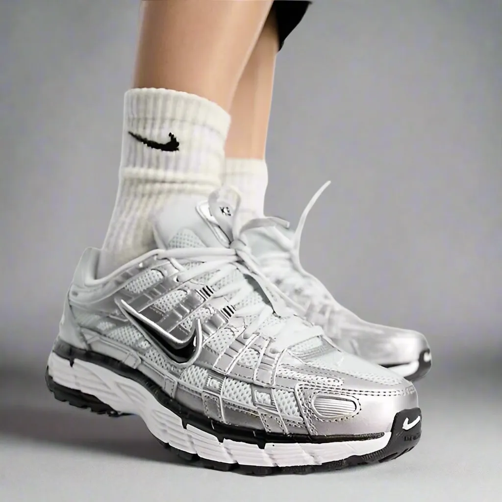performance enhancement Nike P-6000 Metallic Silver Pure Platinum (Women's)