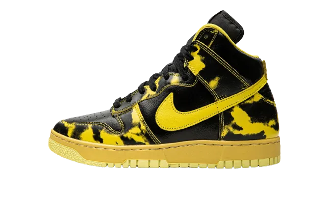 City Tour Nike Dunk High 1985 "Yellow Acid Wash"