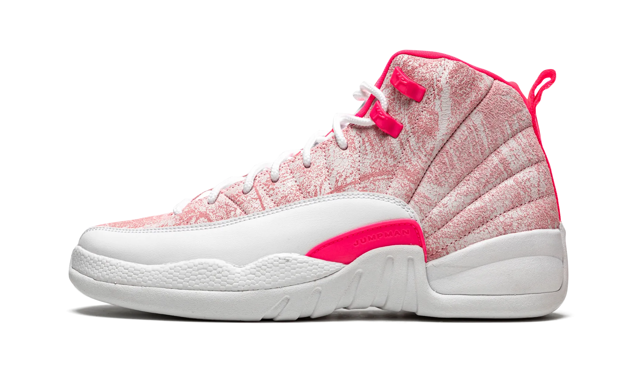 Block Walk Jordan 12 Retro "Arctic Punch" Grade School