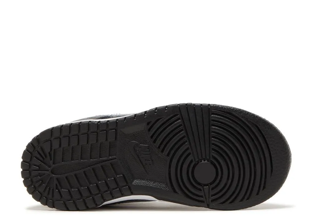 College Style Nike Dunk Low Black White (2022) (TD)