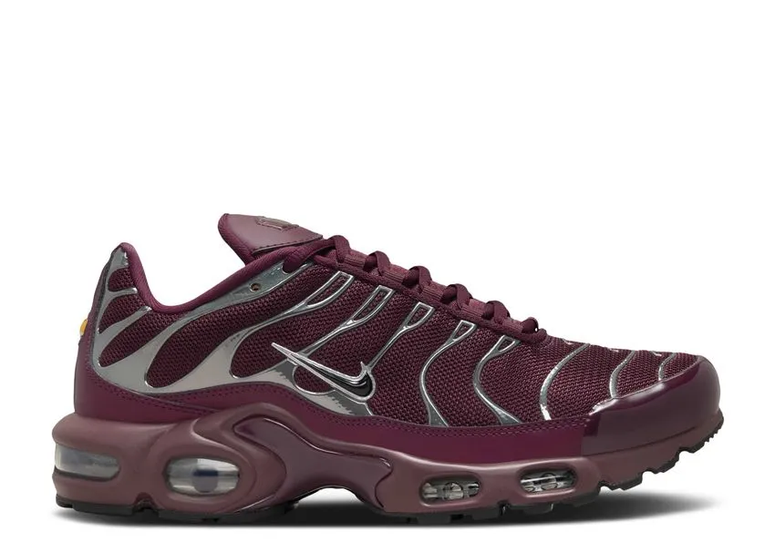 Flexible Nike Air Max Plus SE Night Maroon Metallic Silver