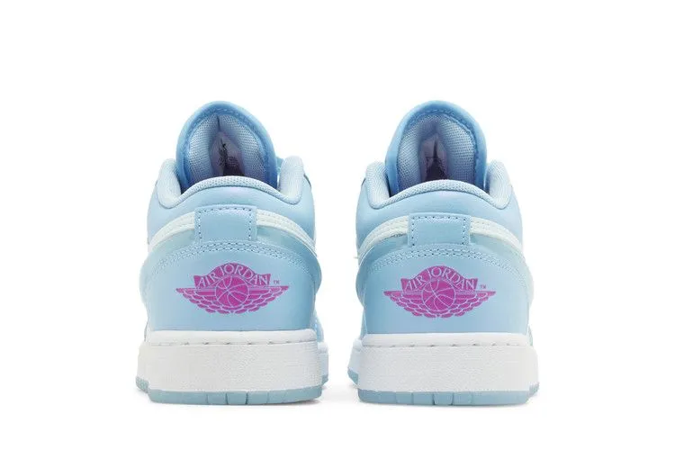 Planet Mood Chic Fit Air Jordan 1 Low SE GS 'Aquarius Blue'