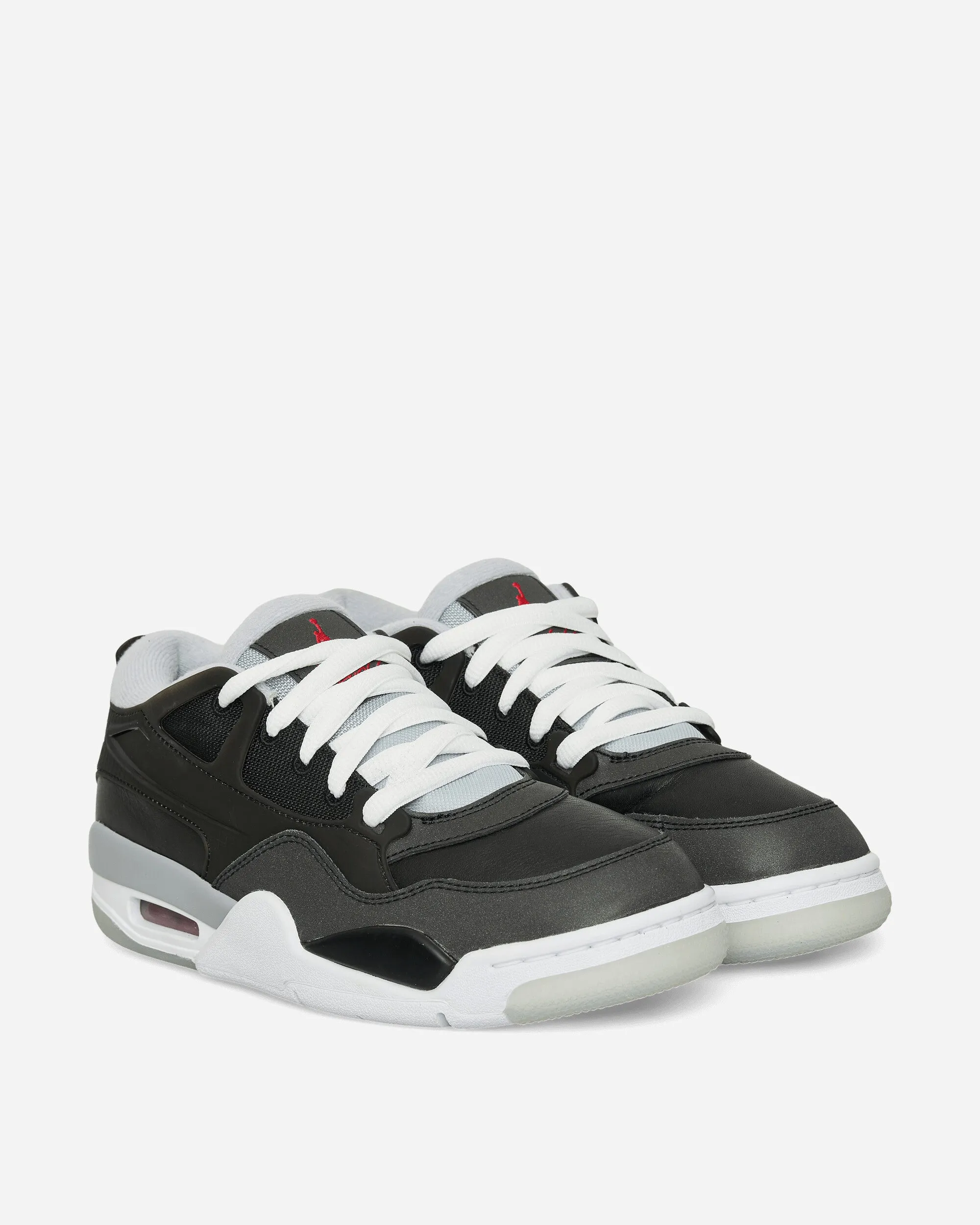 Breathable mesh Air Jordan 4 RM Sneakers Black / Wolf Grey