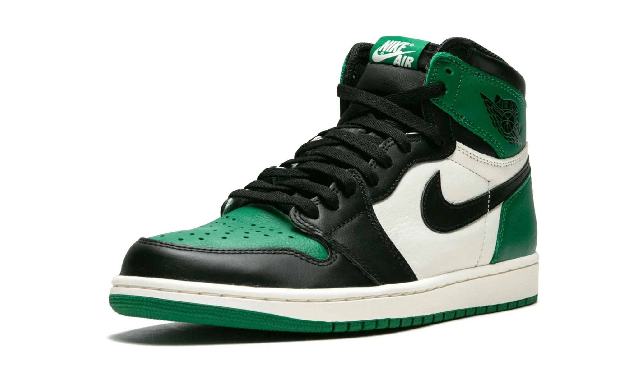 Air Jordan 1 Retro High OG Pine Green Agile Design Lace   Up