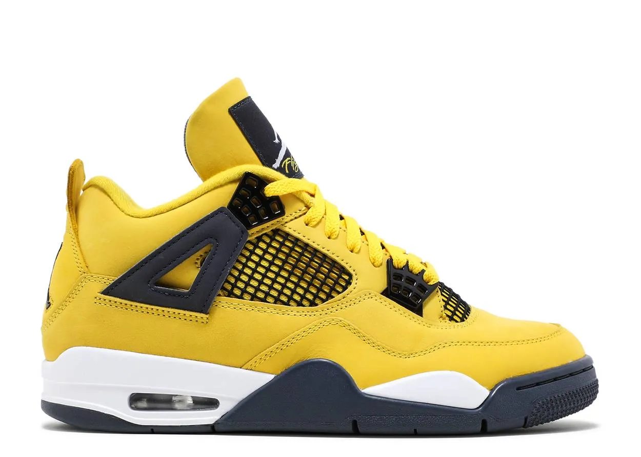 Stretchable Material After Work Air Jordan 4 Retro Lightning