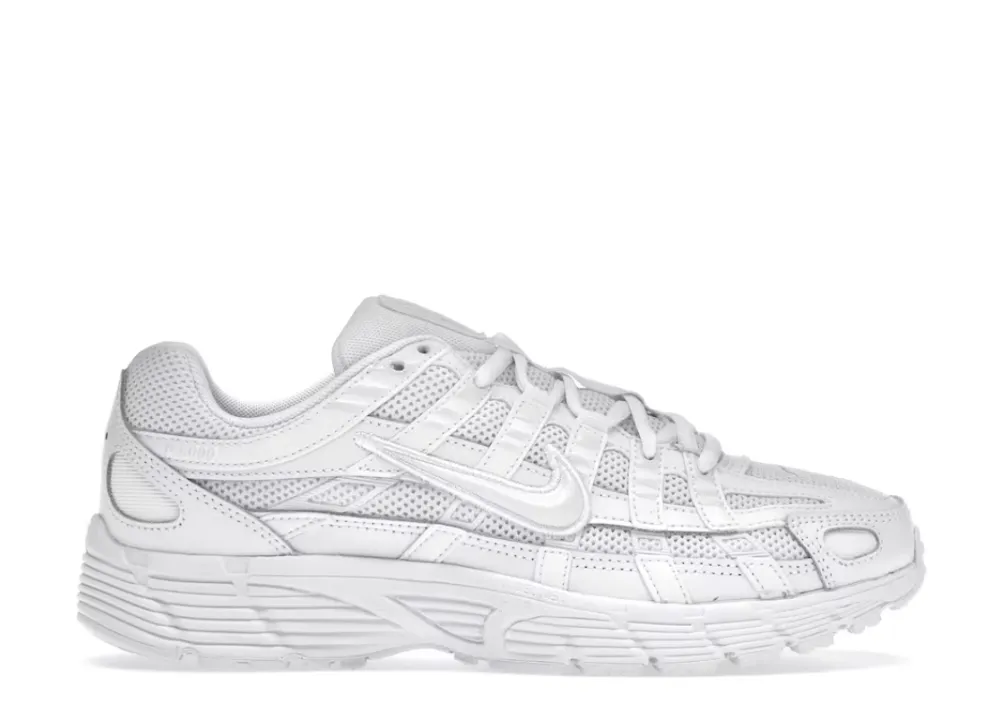 Nike P-6000 Triple White adjustable - design shoes coordination training