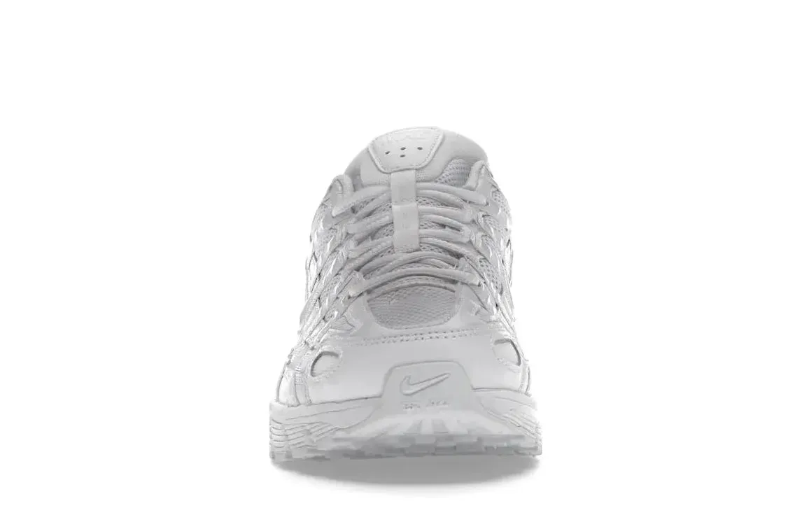 Nike P-6000 Triple White maximalist - feature shoes Trendy Look
