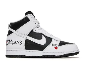 Nike SB Dunk High Supreme By Any Means Black Street Day
