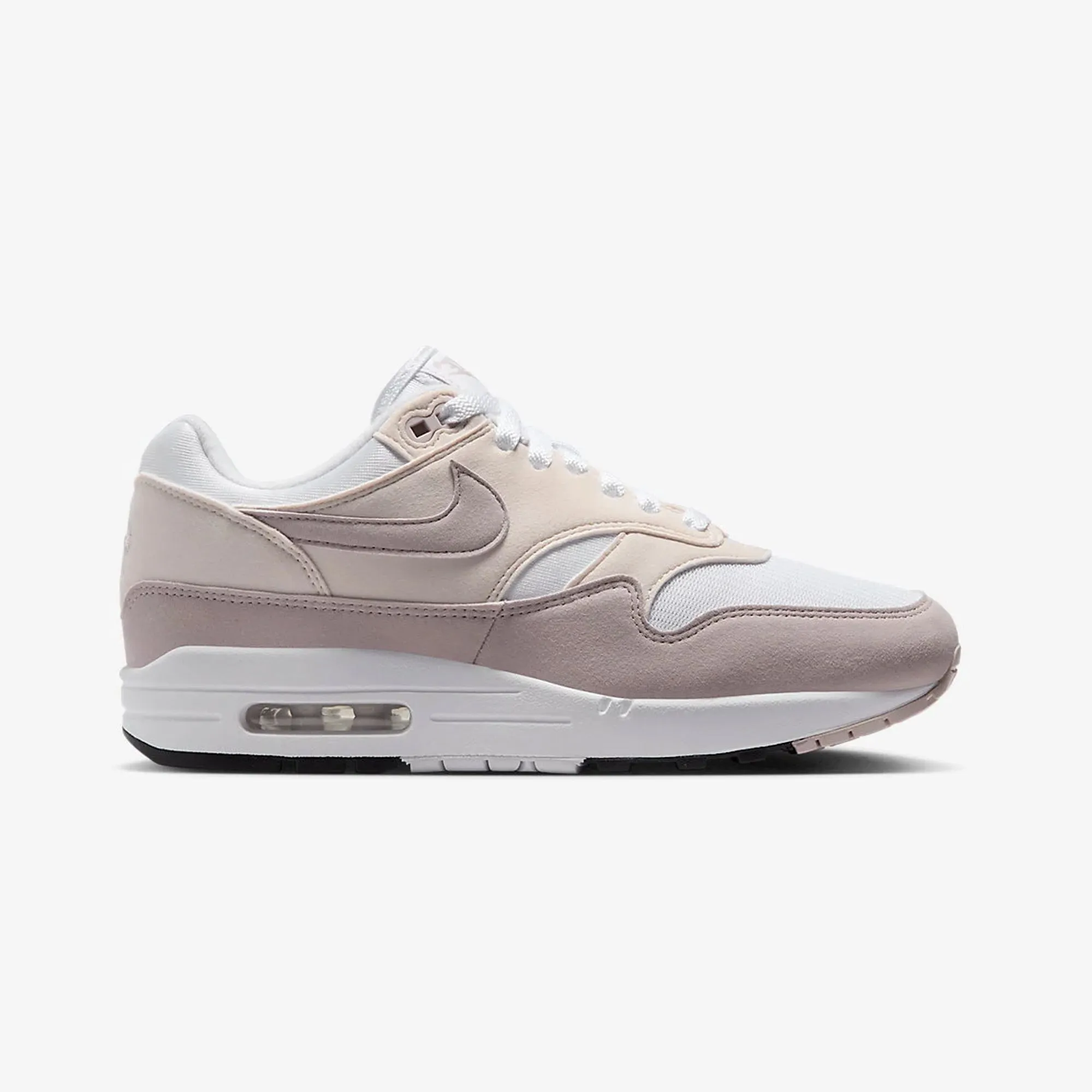Nike | AIR MAX 1  { WHITE/PLATINUM VIOLET-PHANTOM-WHITE Zip Up Fast pace