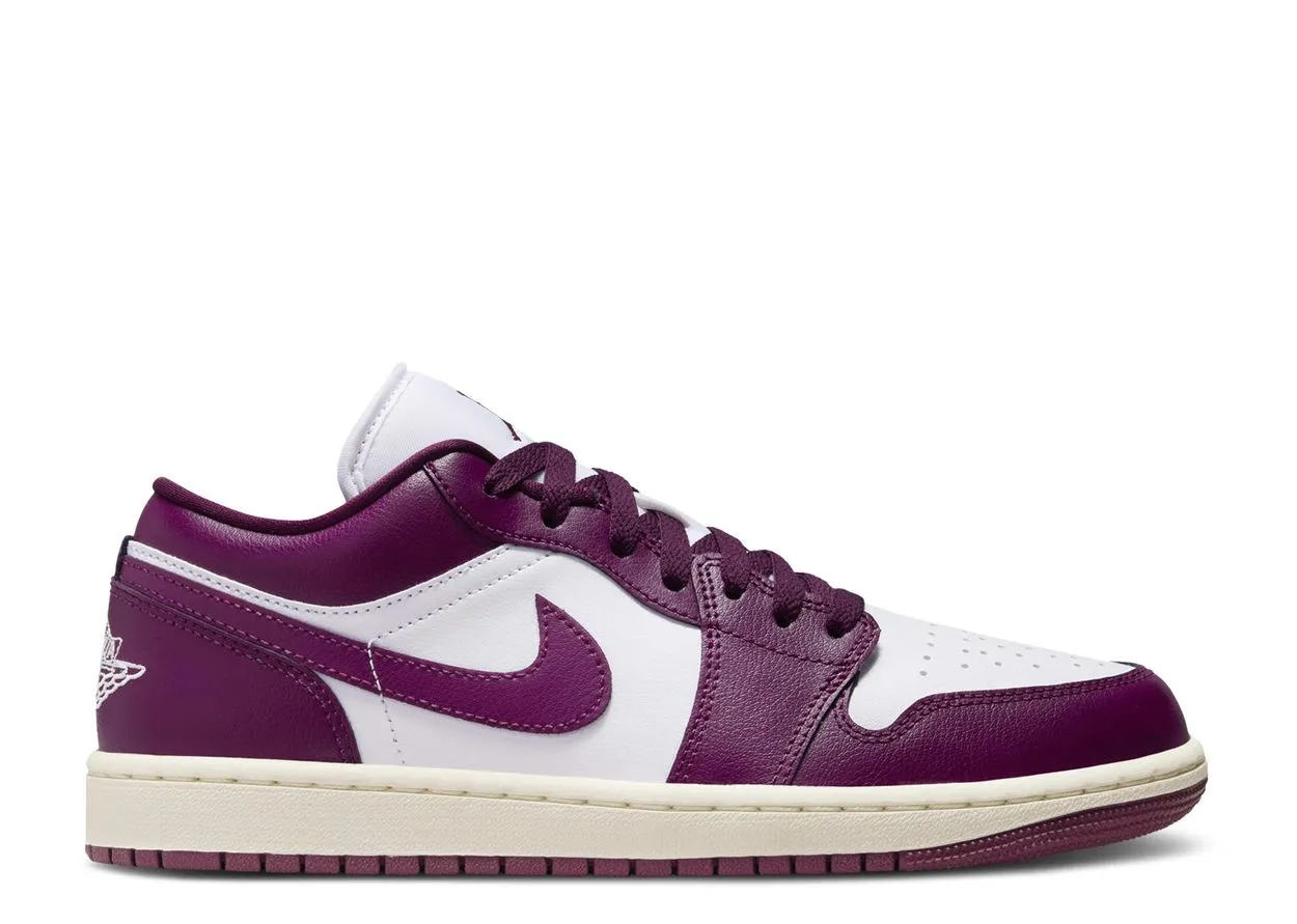 Unisex Comfort Air Jordan 1 Low Bordeaux