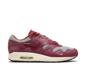 mules Nike Air Max 1 x Patta "Night Maroon"