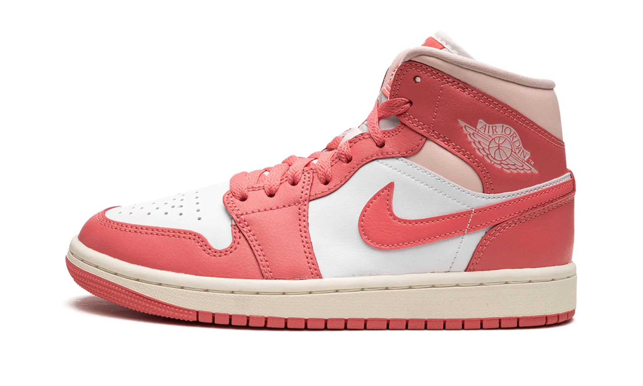Running Comfort Urban Minimal Wmns Air Jordan 1 Mid 'Strawberries and Cream'