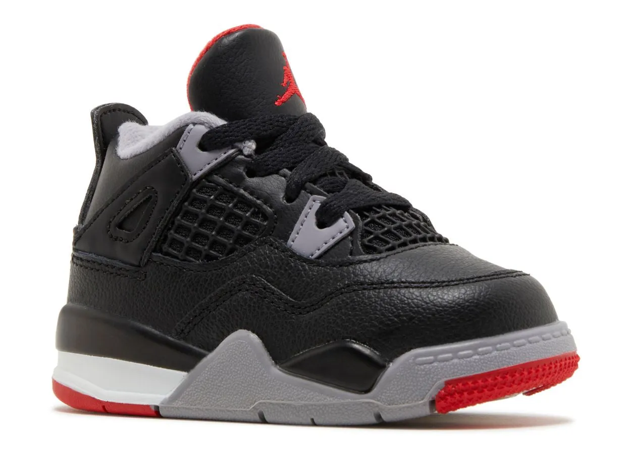Air Jordan 4 Retro Bred Reimagined (TD) ergonomic Comfortable Outsole