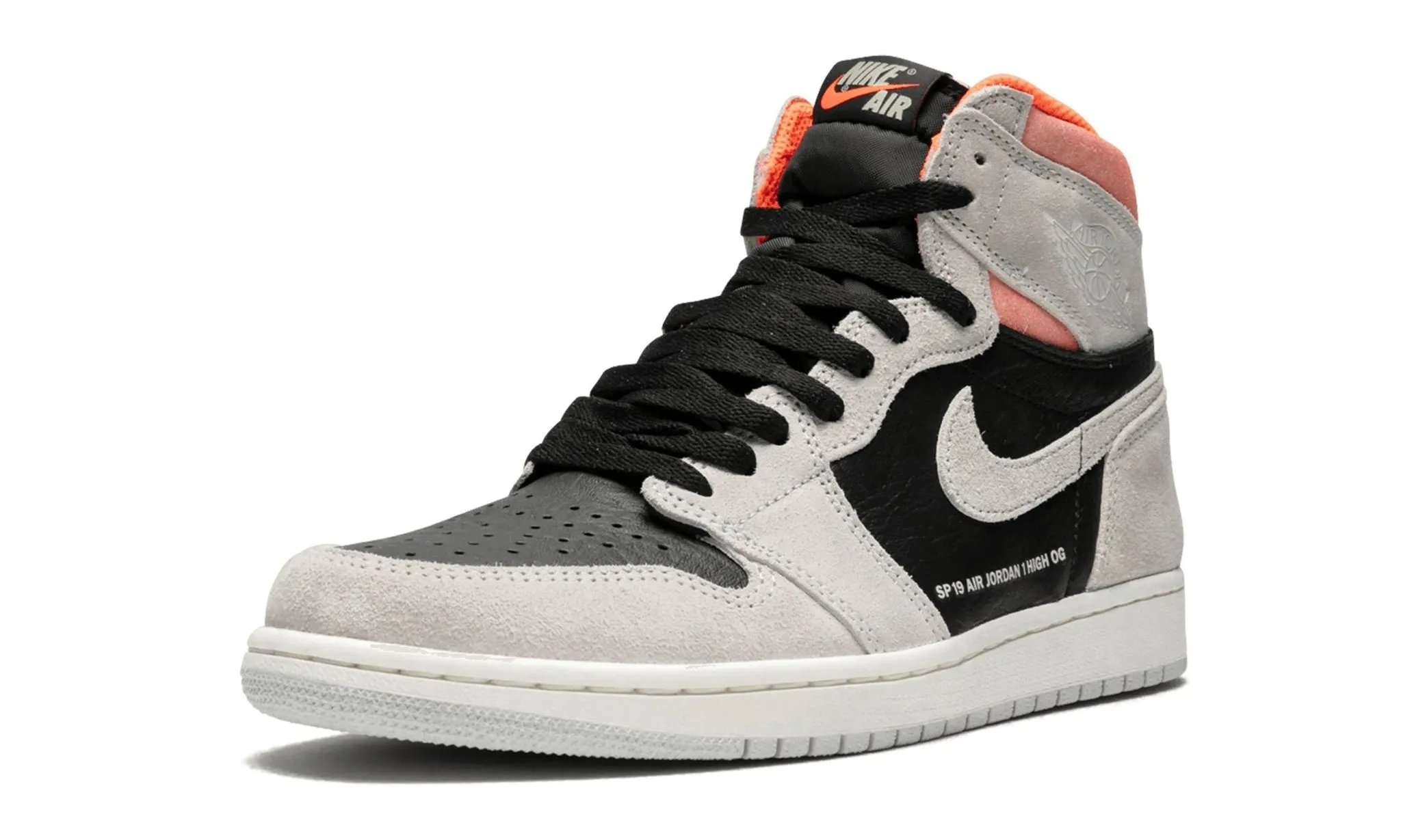 Light Comfort Workday Style Air Jordan 1 Retro High OG Neutral Grey Hyper Crimson