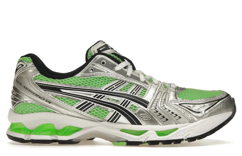 ASICS Gel-Kayano 14 Bright Lime Midnight (Women's) Structured wear