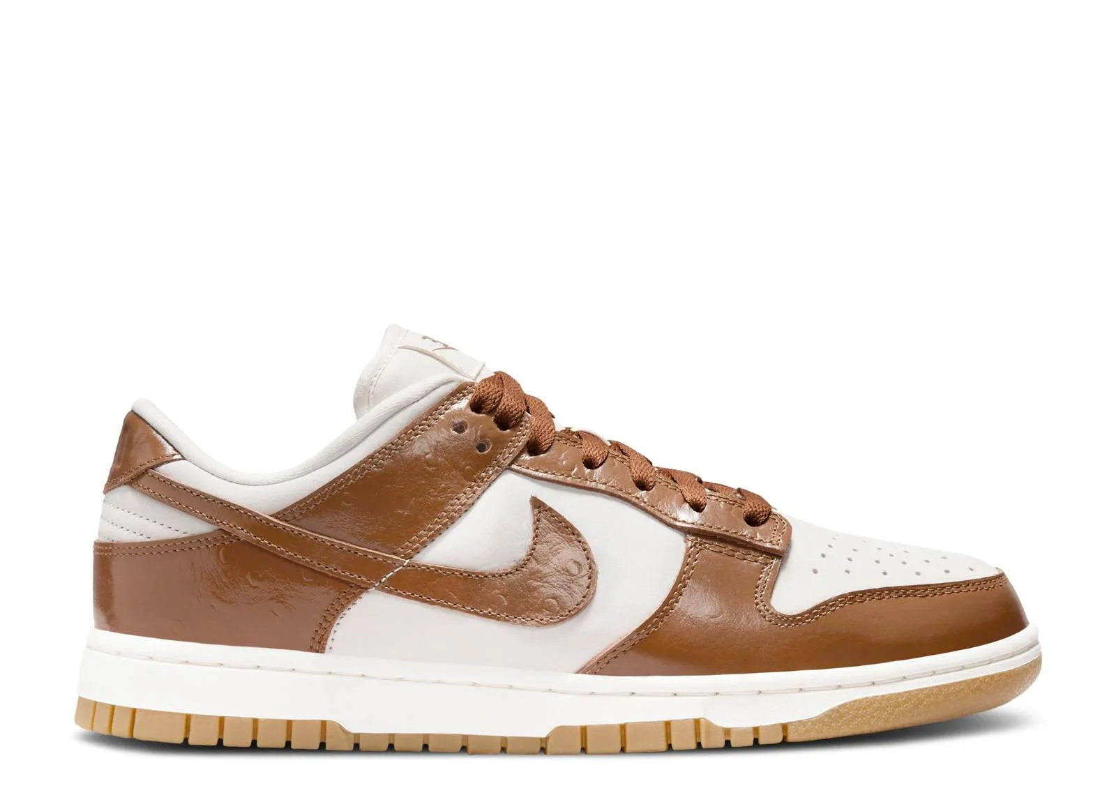 Nike Dunk Low LX Brown Ostrich Shine Hike Block Hike