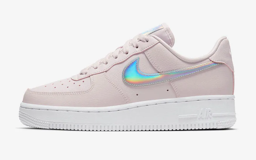Nike AF1 Low "Pink Iridescent" ComfortInsoles Lace Up