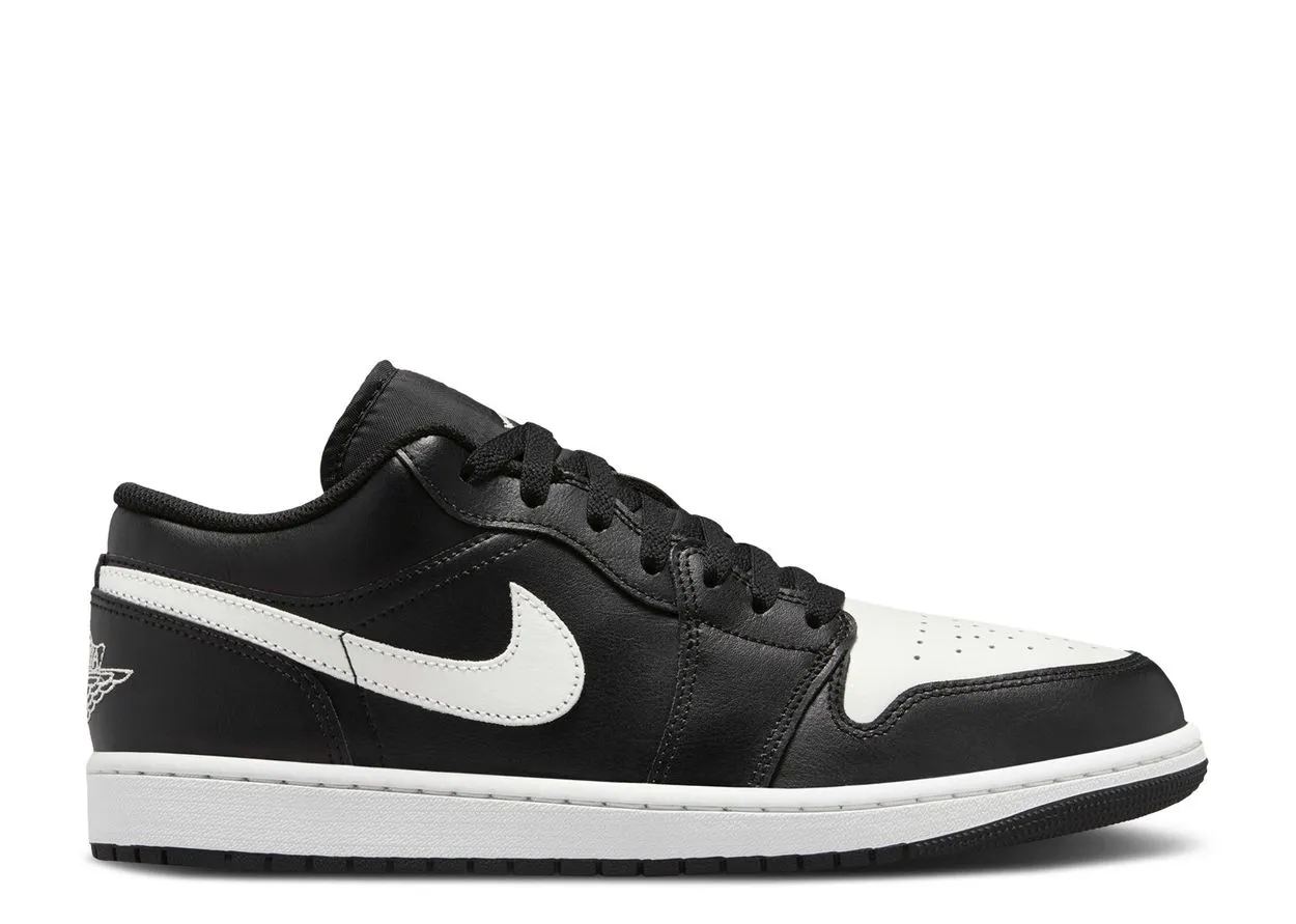 Train Step Air Jordan 1 Low Black Summit White