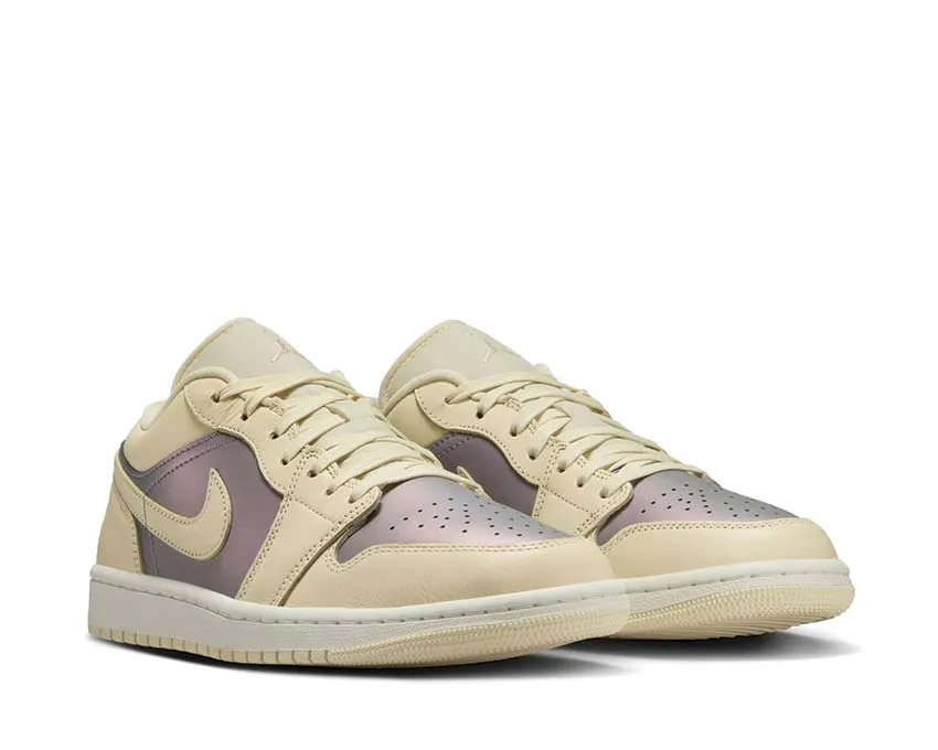 Air Jordan 1 Low SE W "Muslin" Lake Jog Textured Pattern