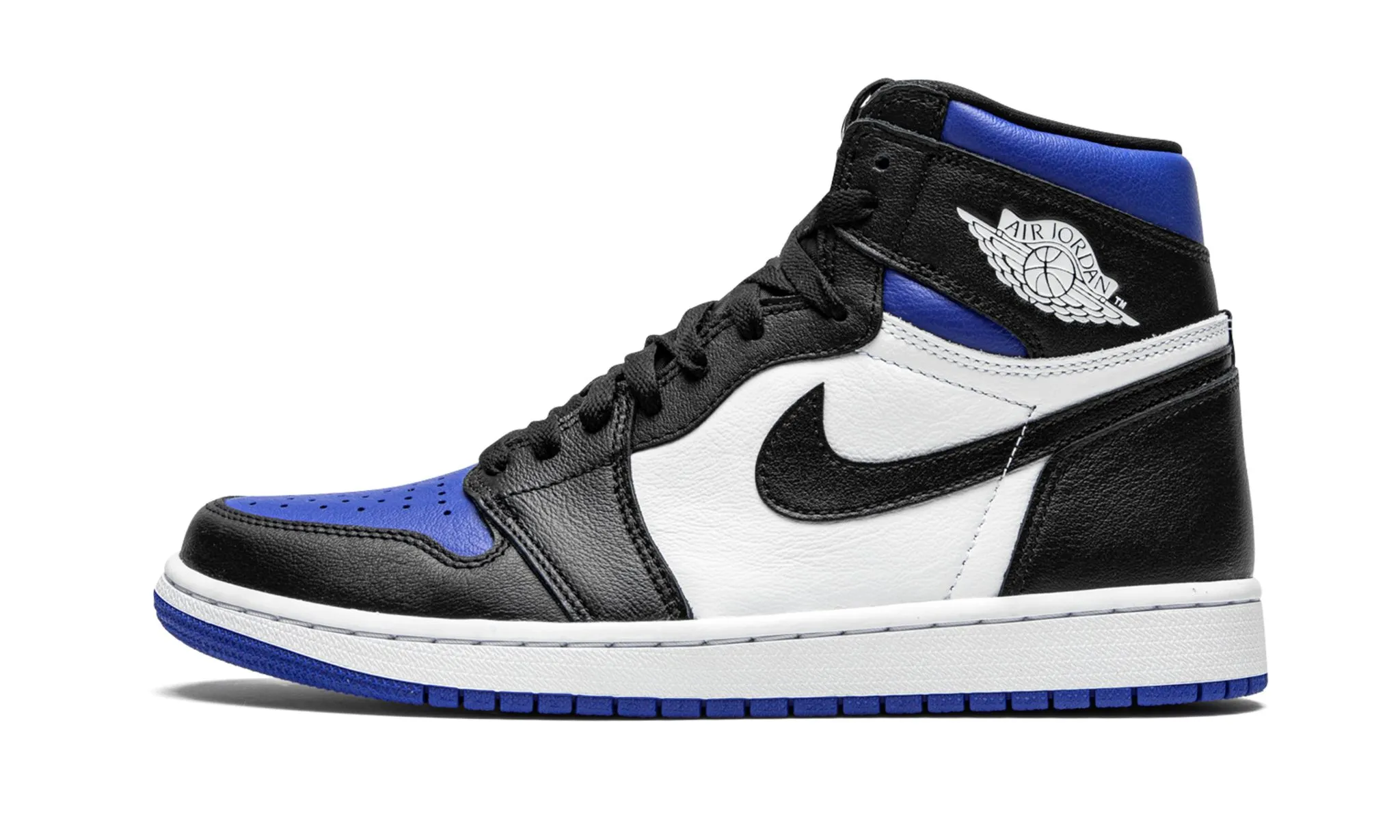 Air Jordan 1 Retro High OG Royal Toe Running Light