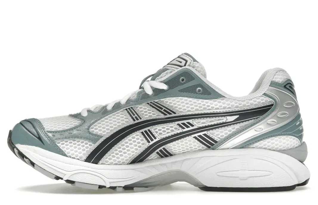 Sleek Outline Fresh Walks ASICS Gel-Kayano 14 White Fjord Grey