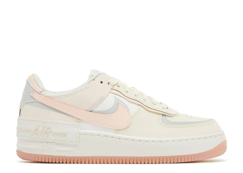 Natural Movement Nike Air Force 1 Low Shadow Coconut Milk Crimson Tint