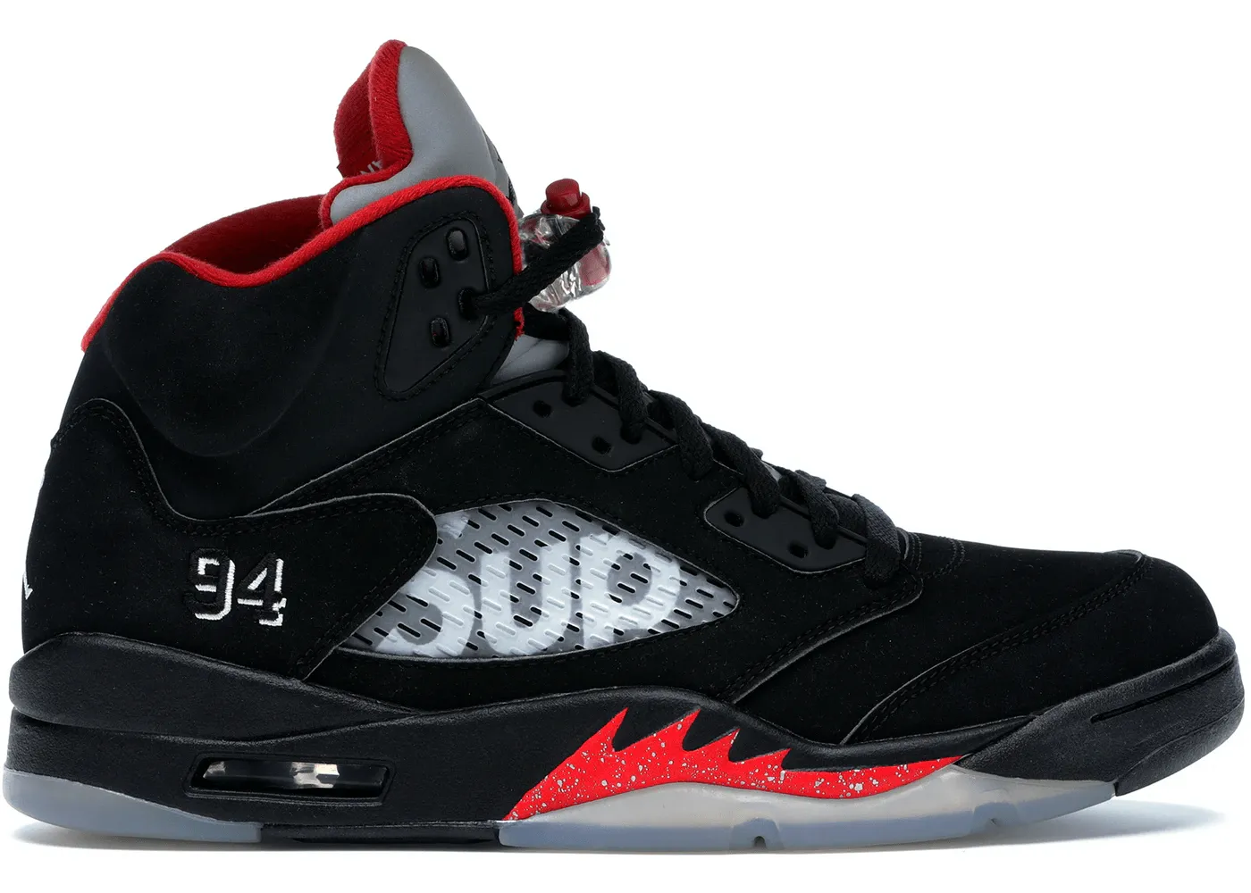 Stay Comfy Jordan 5 Retro Supreme Black