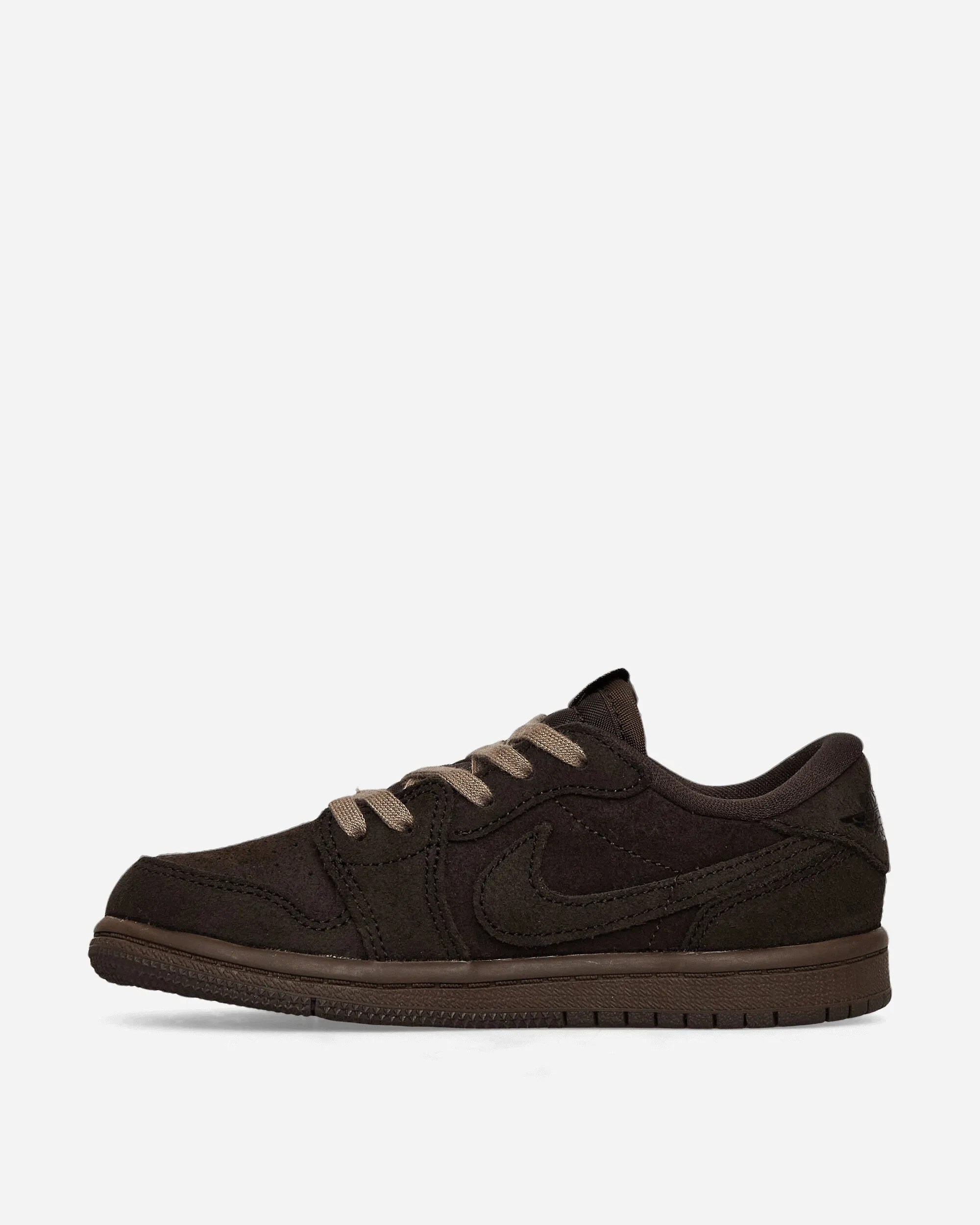 Gloss Mood Travis Scott Air Jordan 1 Low (TD) Sneakers Velvet Brown / Dark Mocha
