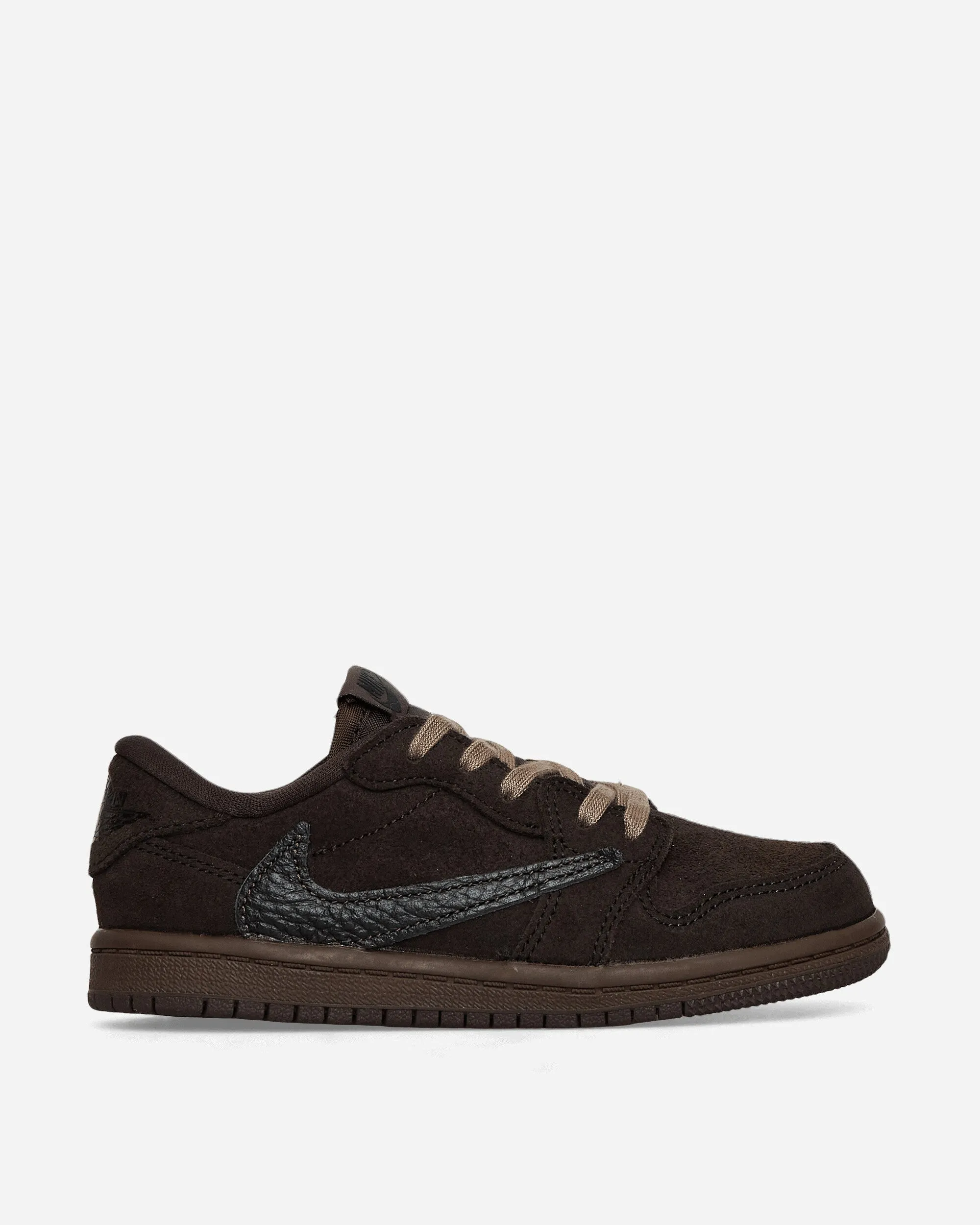 Wet Grip Spanish Bold Travis Scott Air Jordan 1 Low (TD) Sneakers Velvet Brown / Dark Mocha