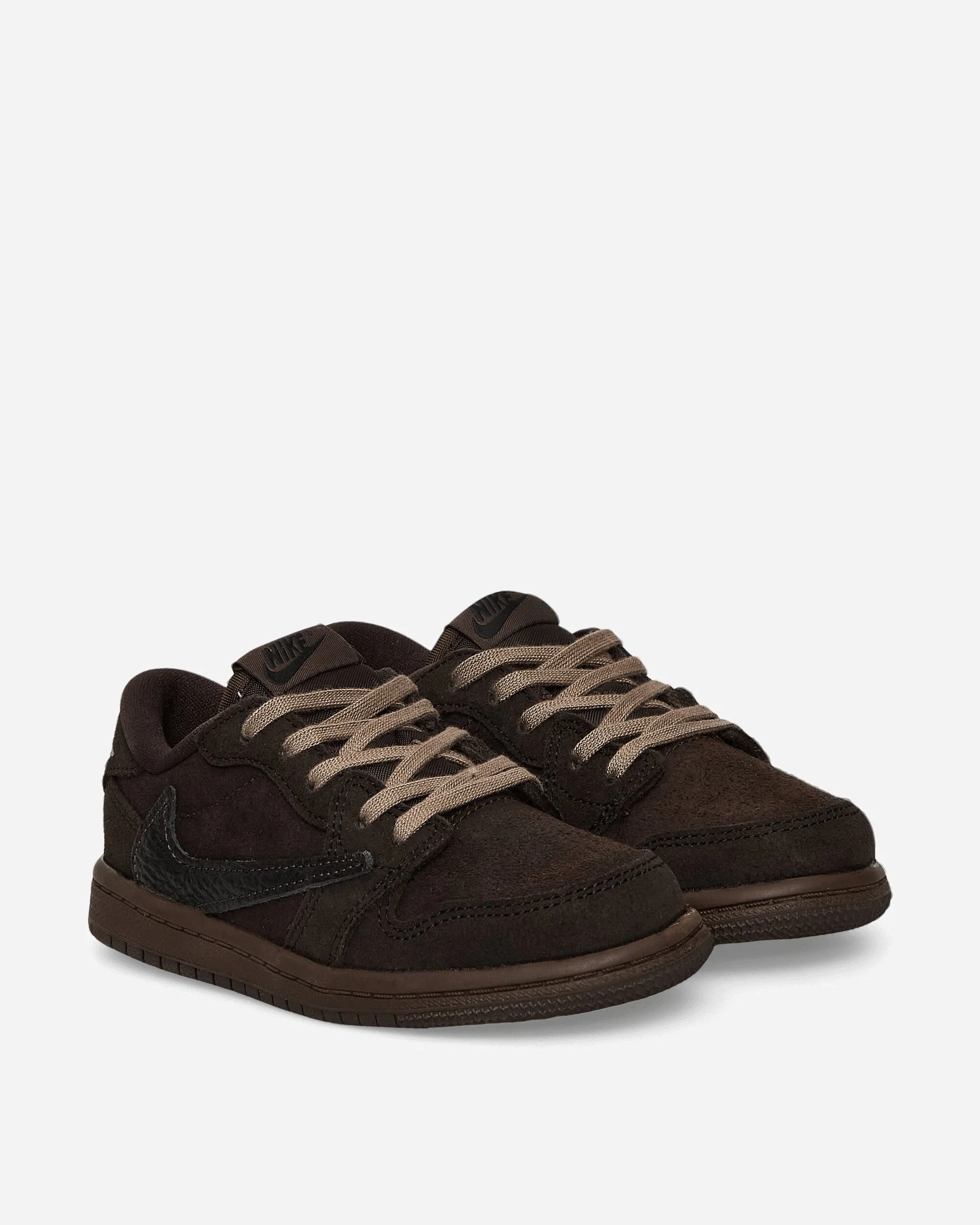 Skin Fresh Travis Scott Air Jordan 1 Low (TD) Sneakers Velvet Brown / Dark Mocha