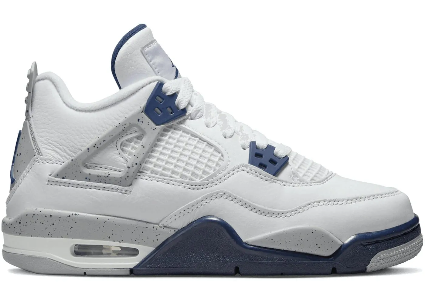 Jordan 4 Retro Midnight Navy (GS) Minimal Look Parade Walk