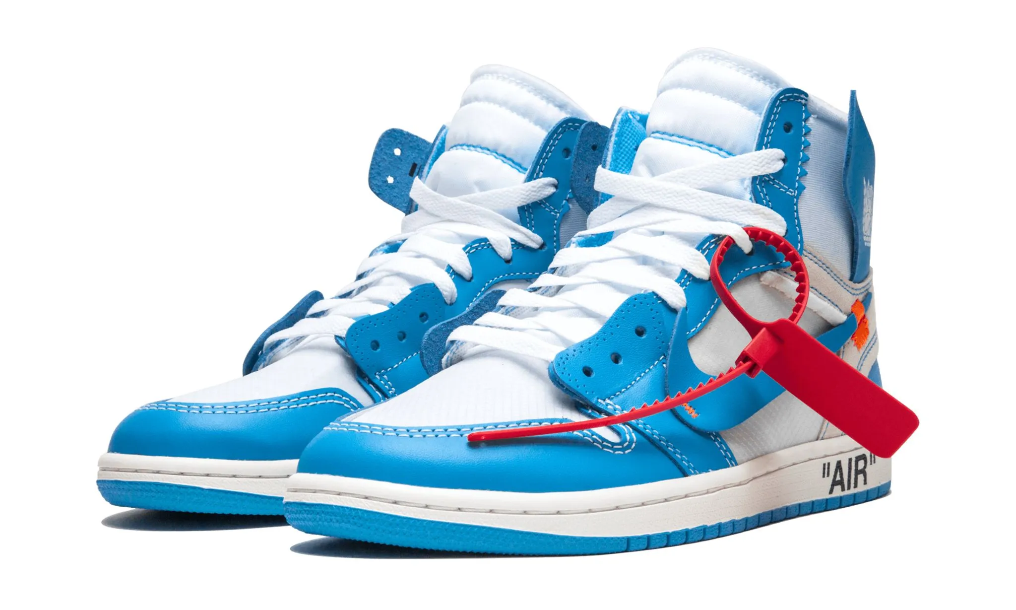 OffWhite X Air Jordan 1 Retro High OG Unc Happy Steps Pure Function