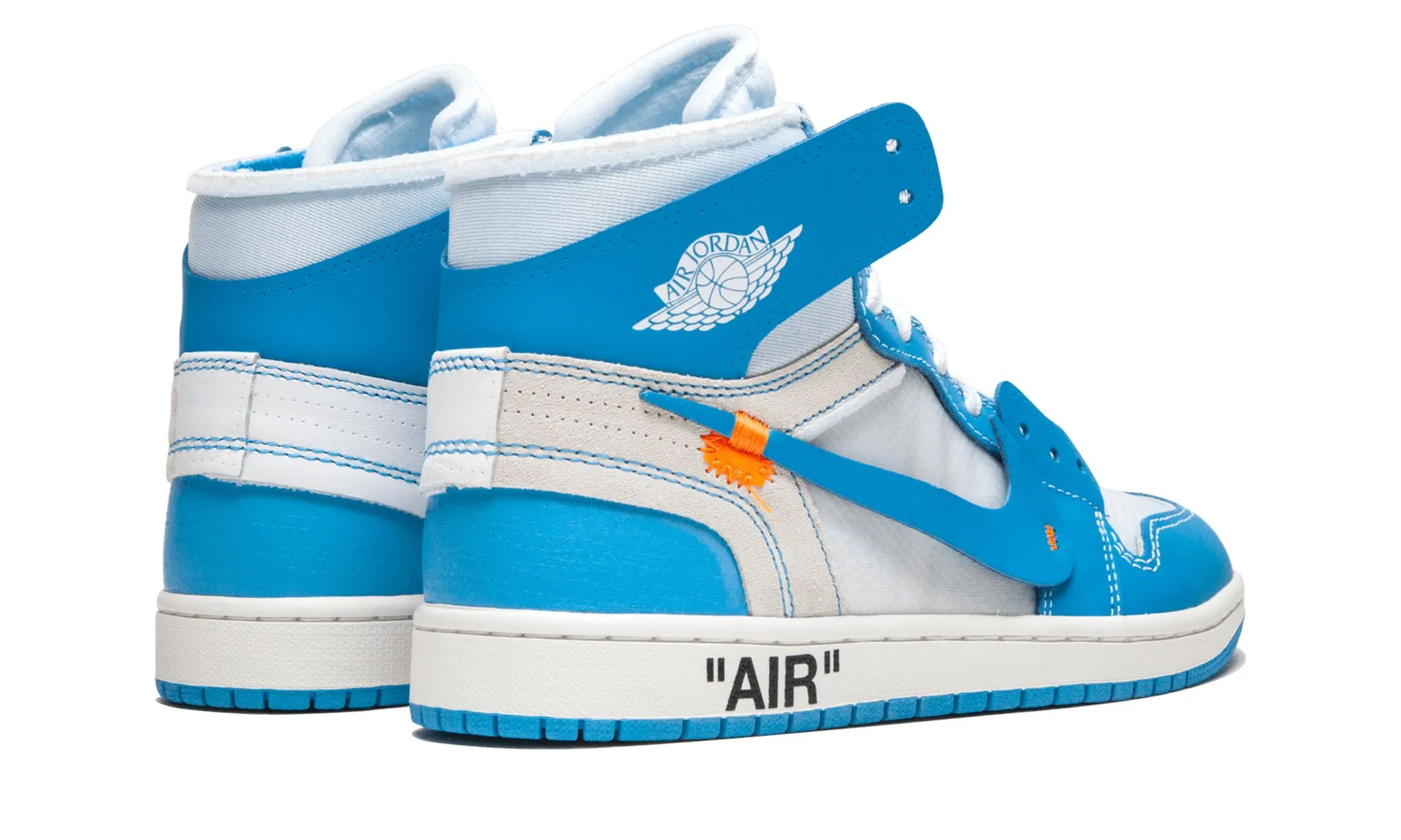 OffWhite X Air Jordan 1 Retro High OG Unc Classic Style Tidy Lines