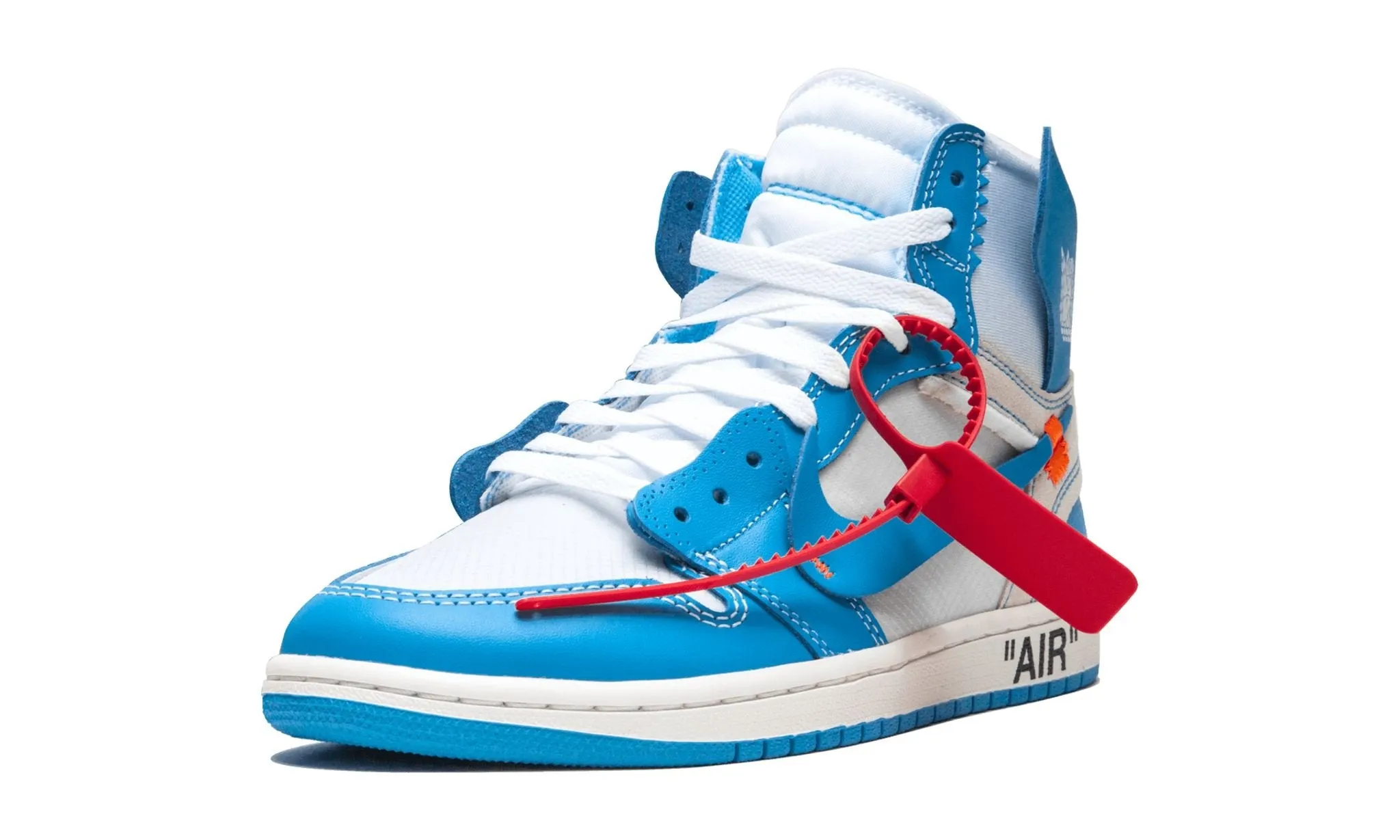 OffWhite X Air Jordan 1 Retro High OG Unc Stride Light