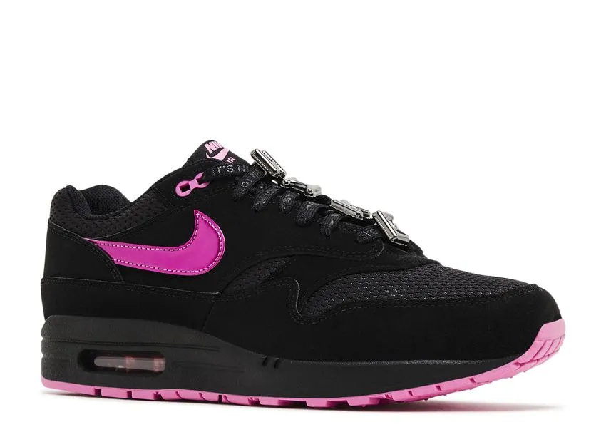 Street Casual Nike Air Max 1 Premium Valentine??s Day Black