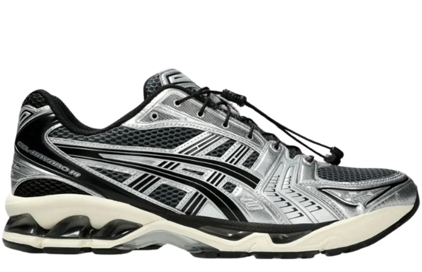 Wide toe box Elastic Lace Closure ASICS Gel-Kayano 14 Unlimited Pack Carrier Grey