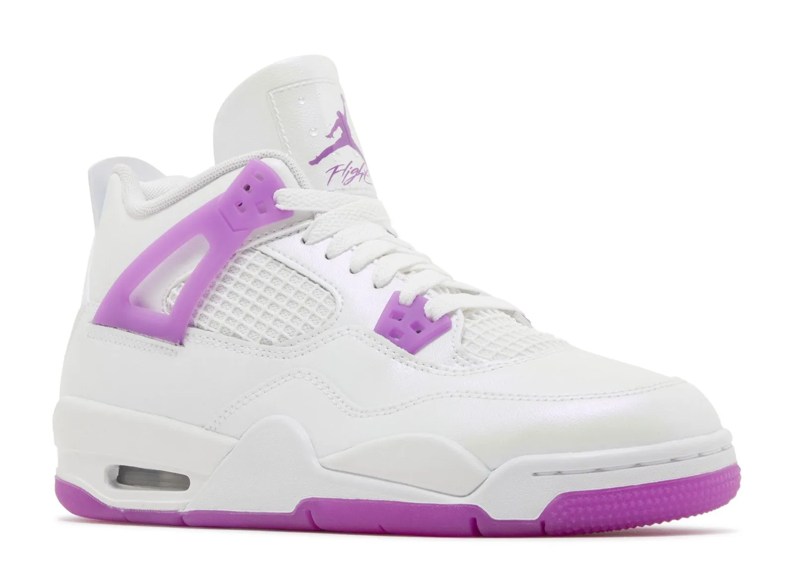 Air Jordan 4 Retro Hyper Violet Refined Edge Leather Cool