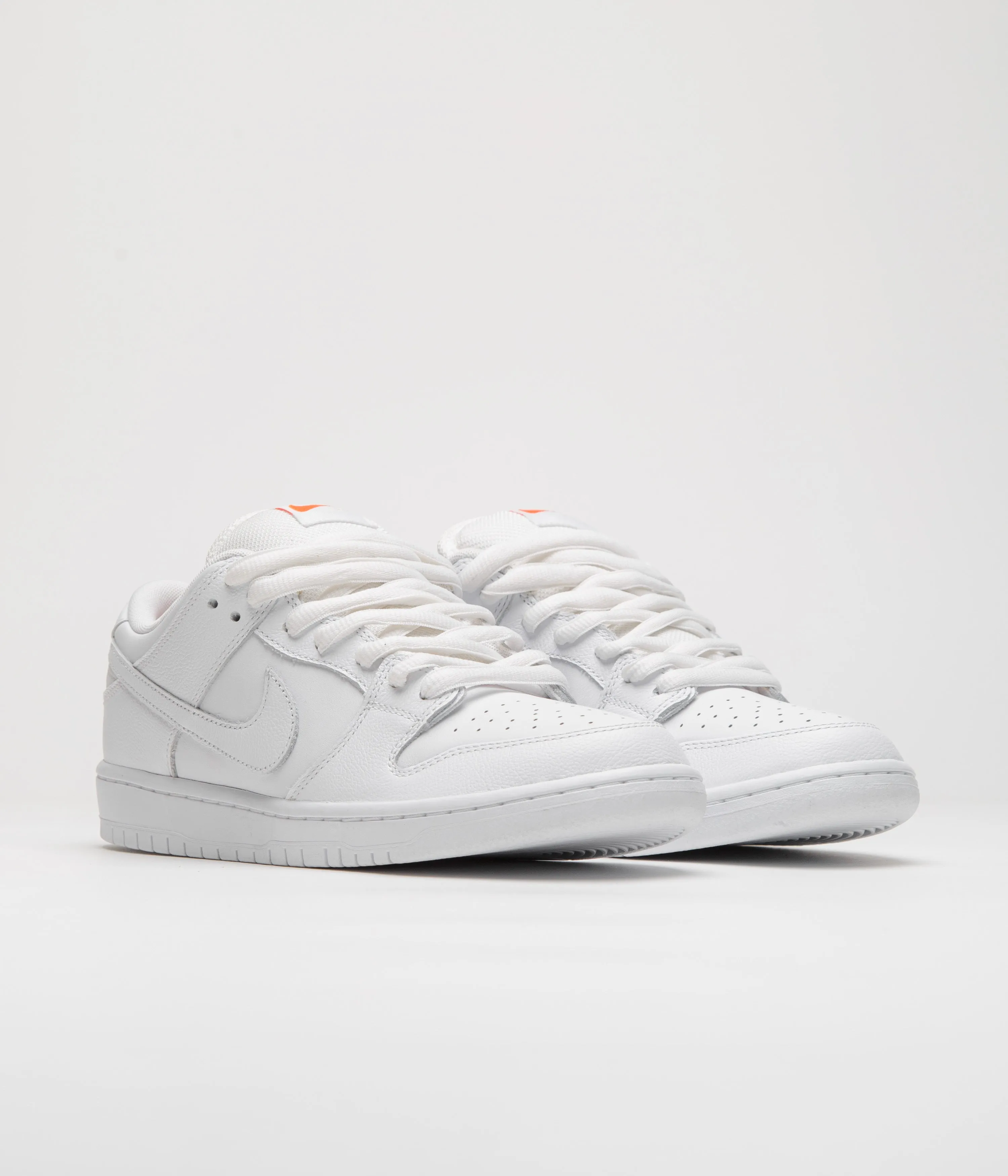 Neutral design Nike SB Orange Label Dunk Low Pro Shoes - White / White - White - White