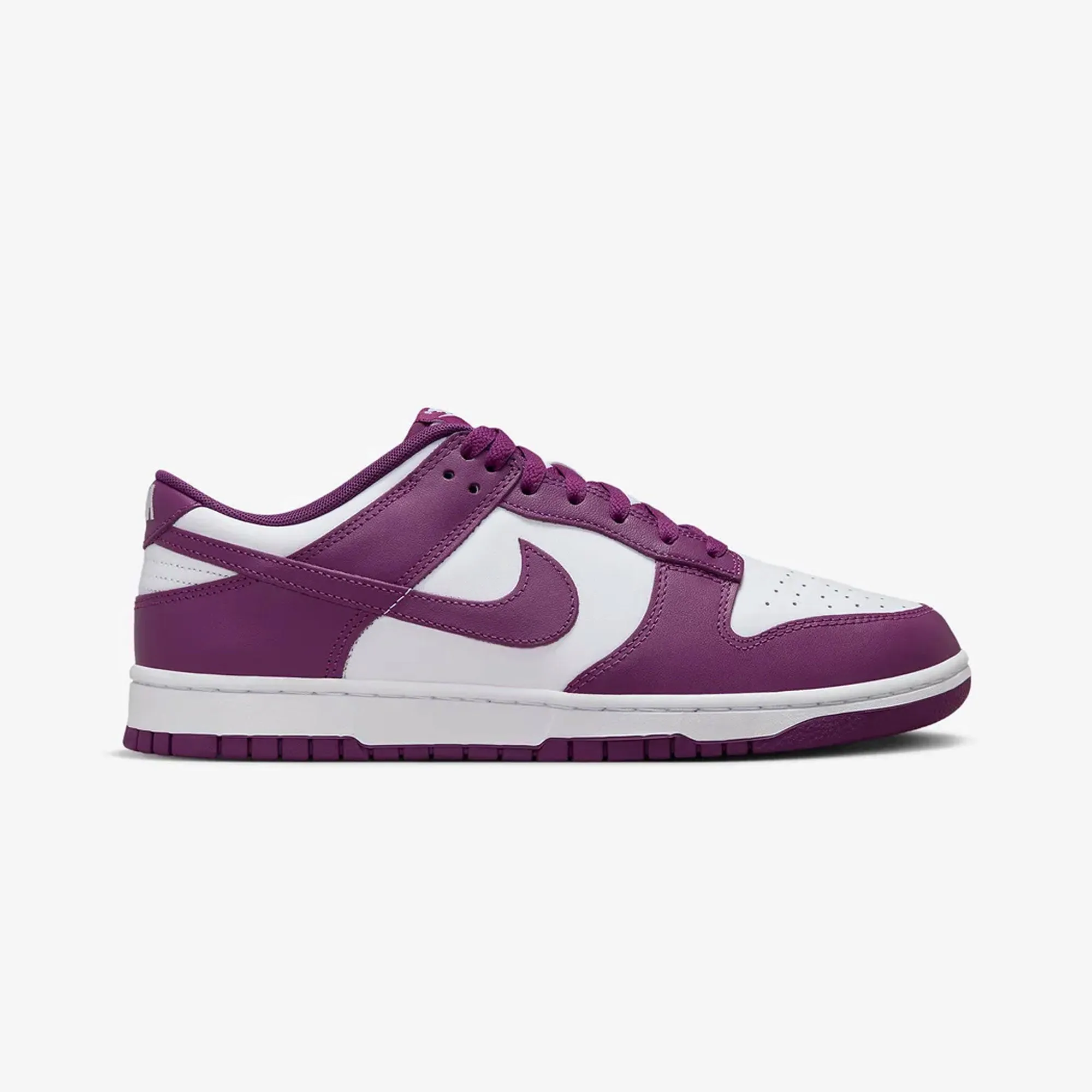 Light Core Leather Touch NIKE | DUNK LOW RETRO { WHITE/VIOTECH-WHITE