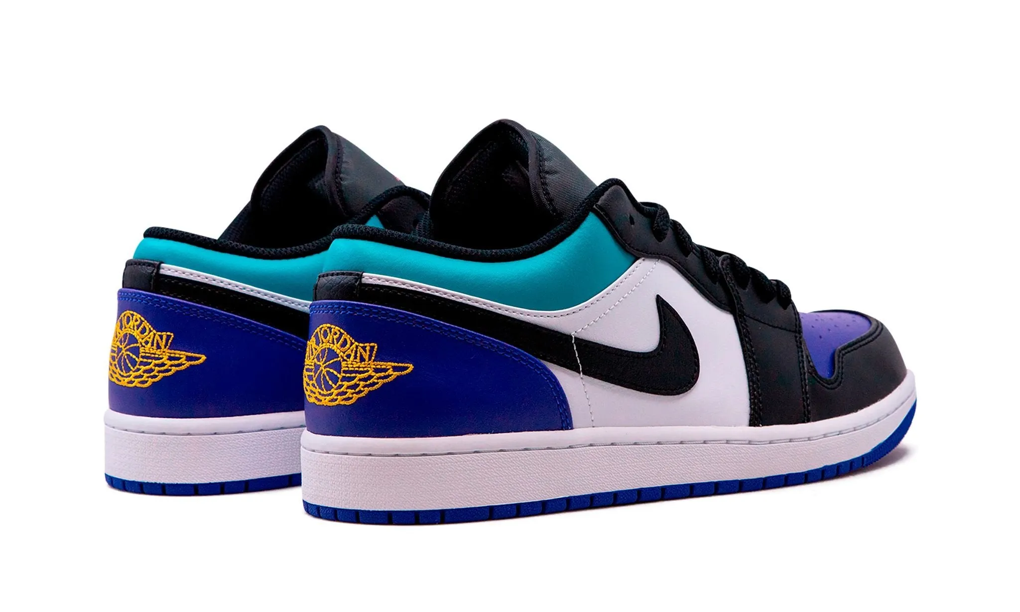 Camera Look Ventilation holes JORDAN 1 LOW TEAL PURPLE