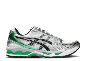 Asics Gel-Kayano 14 White Malachite Green Built For Motion Knit Upper Material