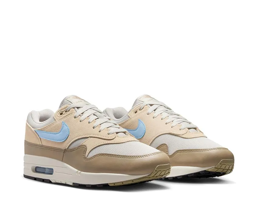 Buckle Design Nike Air Max 1 Essential "Light Bone Psychic Blue"