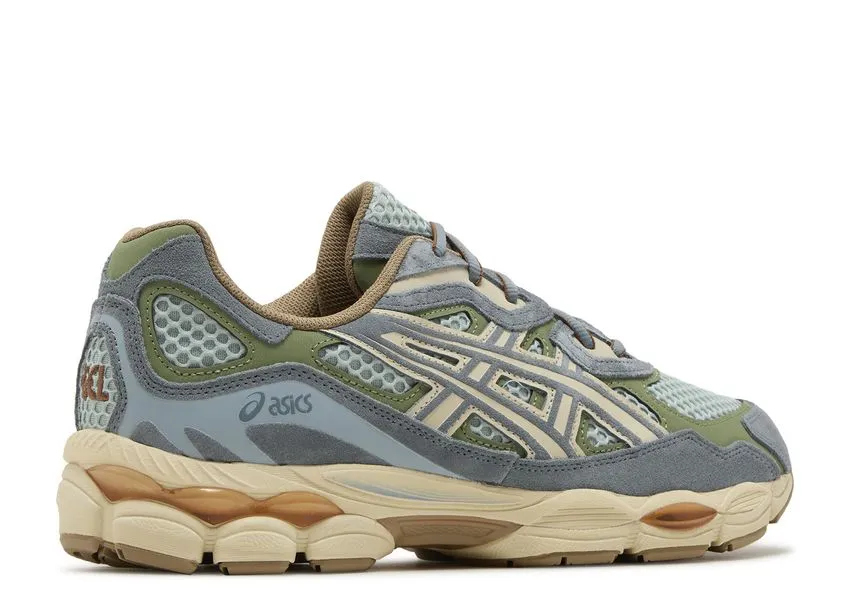 Shock Absorbing Foam Asics Gel-NYC Cold Moss Fjord Grey