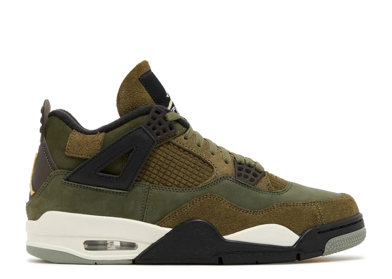 Quick Access Low Top Air Jordan 4 Retro SE Craft Medium Olive